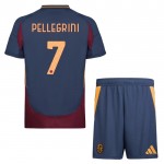Günstige Fußballtrikots AS Roma Pellegrini 7 Kinder 3rd trikot 2024-25 Kurzarm